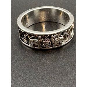 Men’s Silver Ring, size 12, NEW, Celtic Knot Pattern